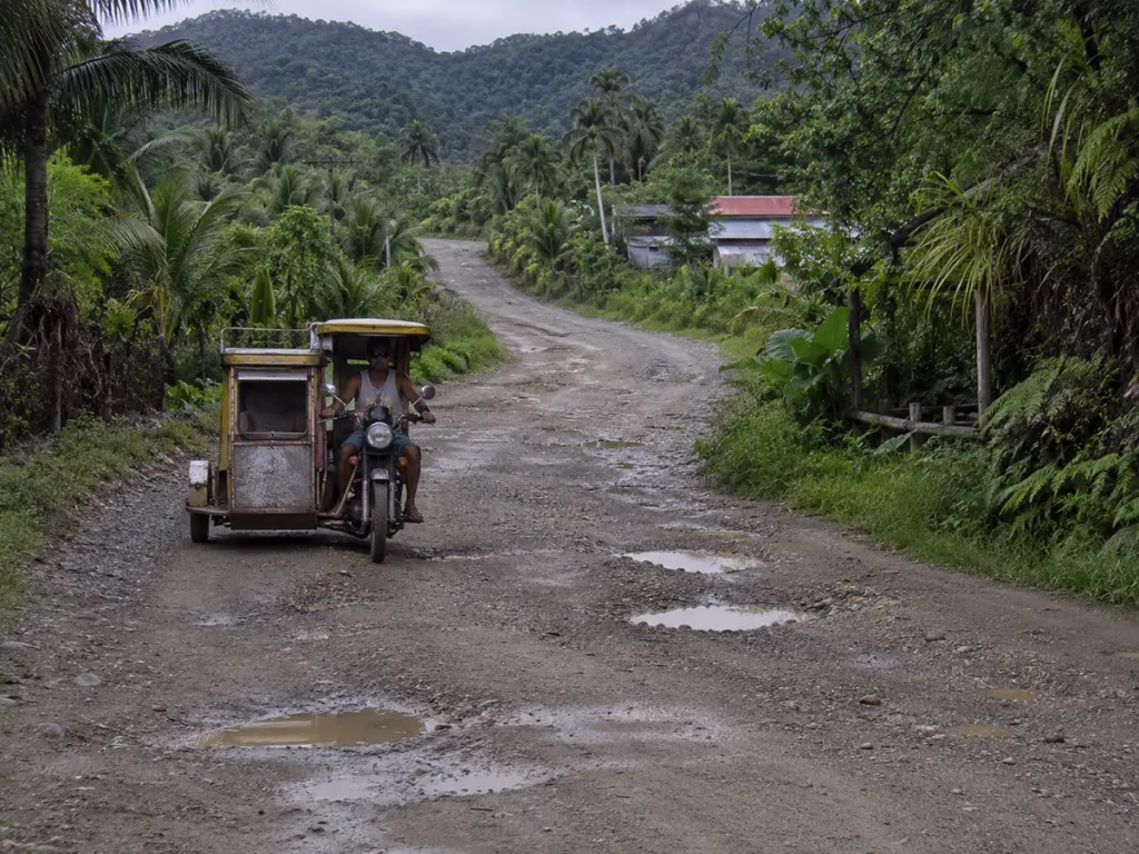 Rough roads Dinagat Island Philippines off-beaten-path travel infrastructure