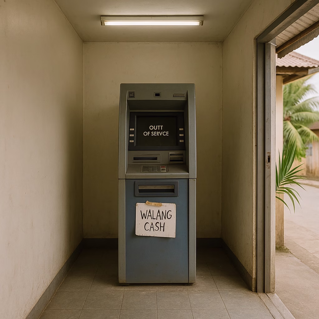 Offline ATM in General Luna, Siargao - carrying cash in the Philippines
